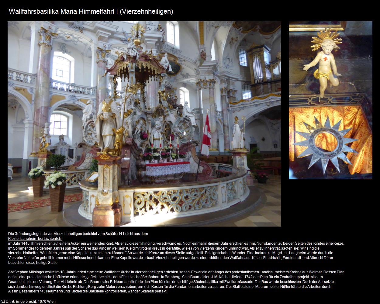 Wallfahrtsbasilika Maria Himmelfahrt I  (Vierzehnheiligen) in Kulturatlas-BAYERN(c)B.Engelbrecht