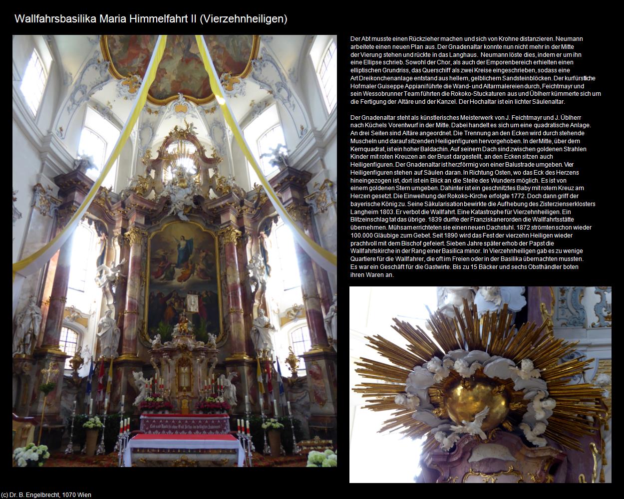 Wallfahrtsbasilika Maria Himmelfahrt II  (Vierzehnheiligen) in Kulturatlas-BAYERN