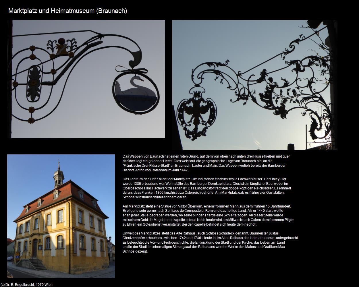Marktplatz und Heimatmuseum (Baunach ) in Kulturatlas-BAYERN