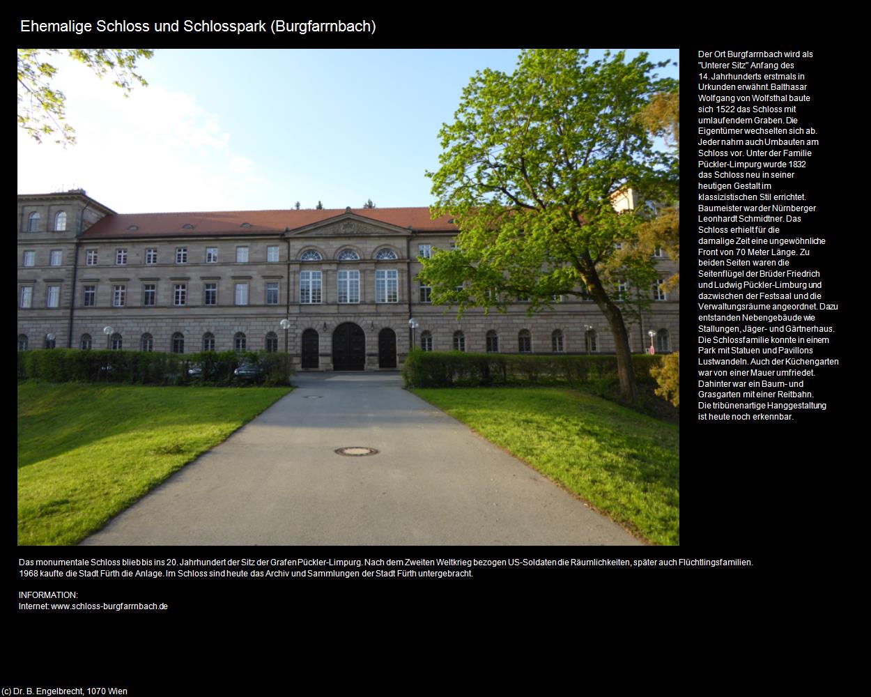 Ehem. Schloss und Schlosspark (Burgfarrnbach) in Kulturatlas-BAYERN