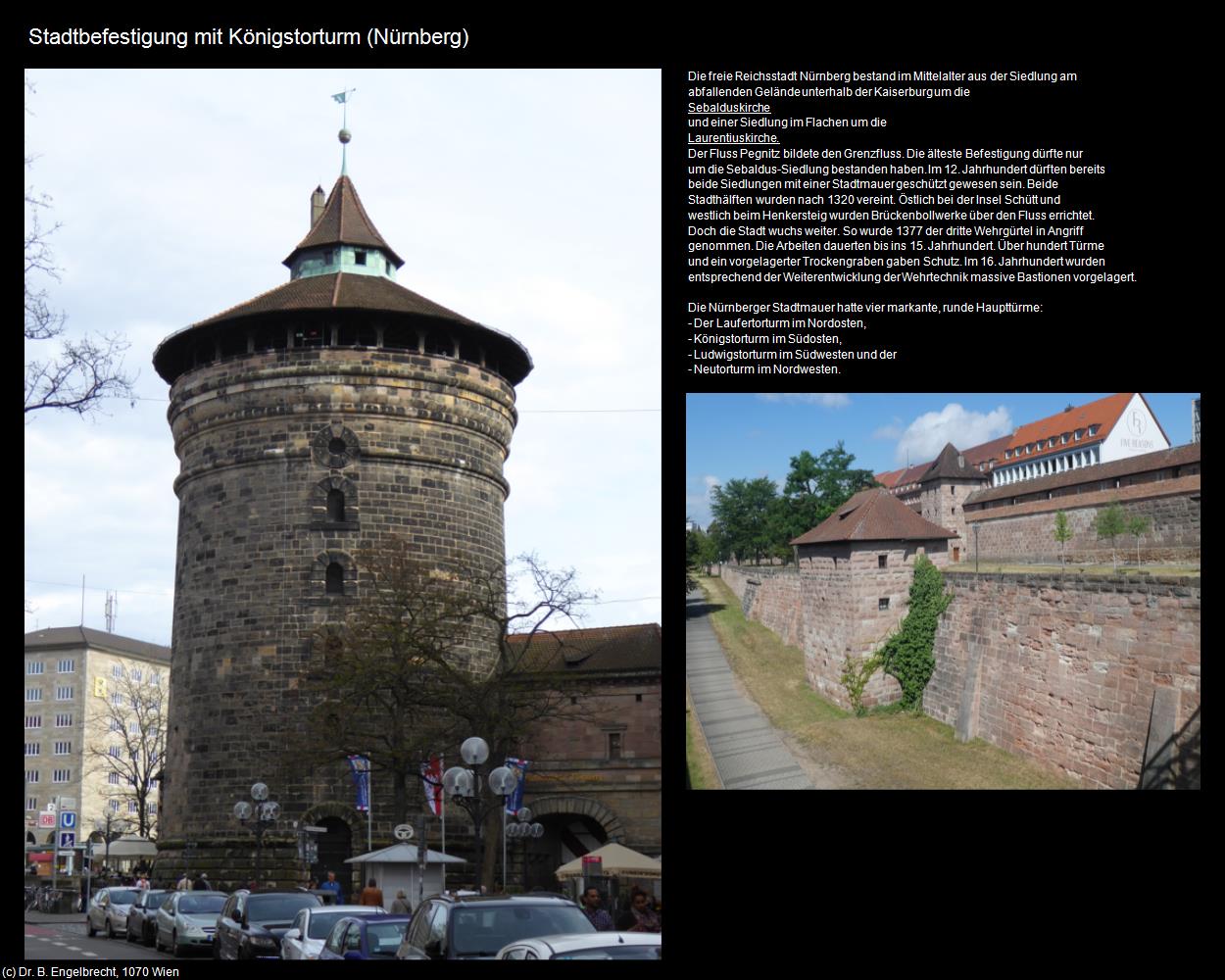 Stadtbefestigung mit Königstorturm (Nürnberg) in Kulturatlas-BAYERN(c)B.Engelbrecht