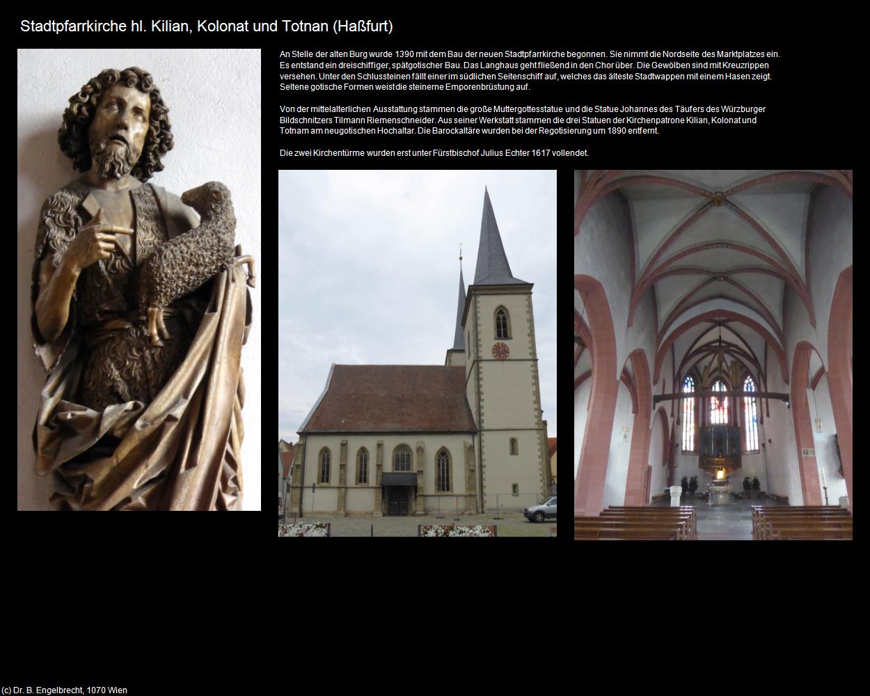 Stpfk. hl. Kilian, Kolonat und Totnan (Haßfurt) in Kulturatlas-BAYERN