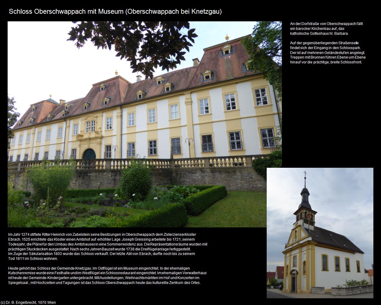 Schloss Oberschwappach mit Museum (Oberschwappach bei Knetzgau) in Kulturatlas-BAYERN