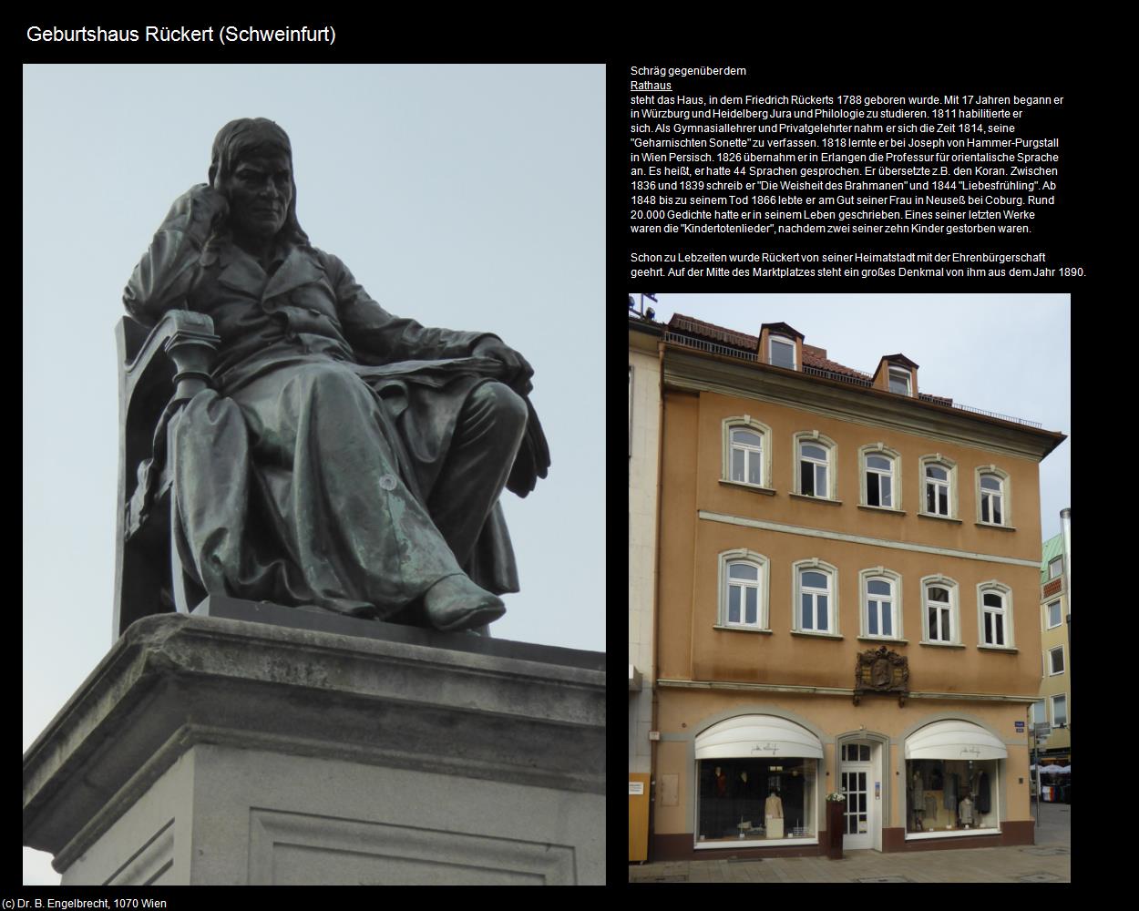 Geburtshaus Rückert (Schweinfurt) in Kulturatlas-BAYERN(c)B.Engelbrecht