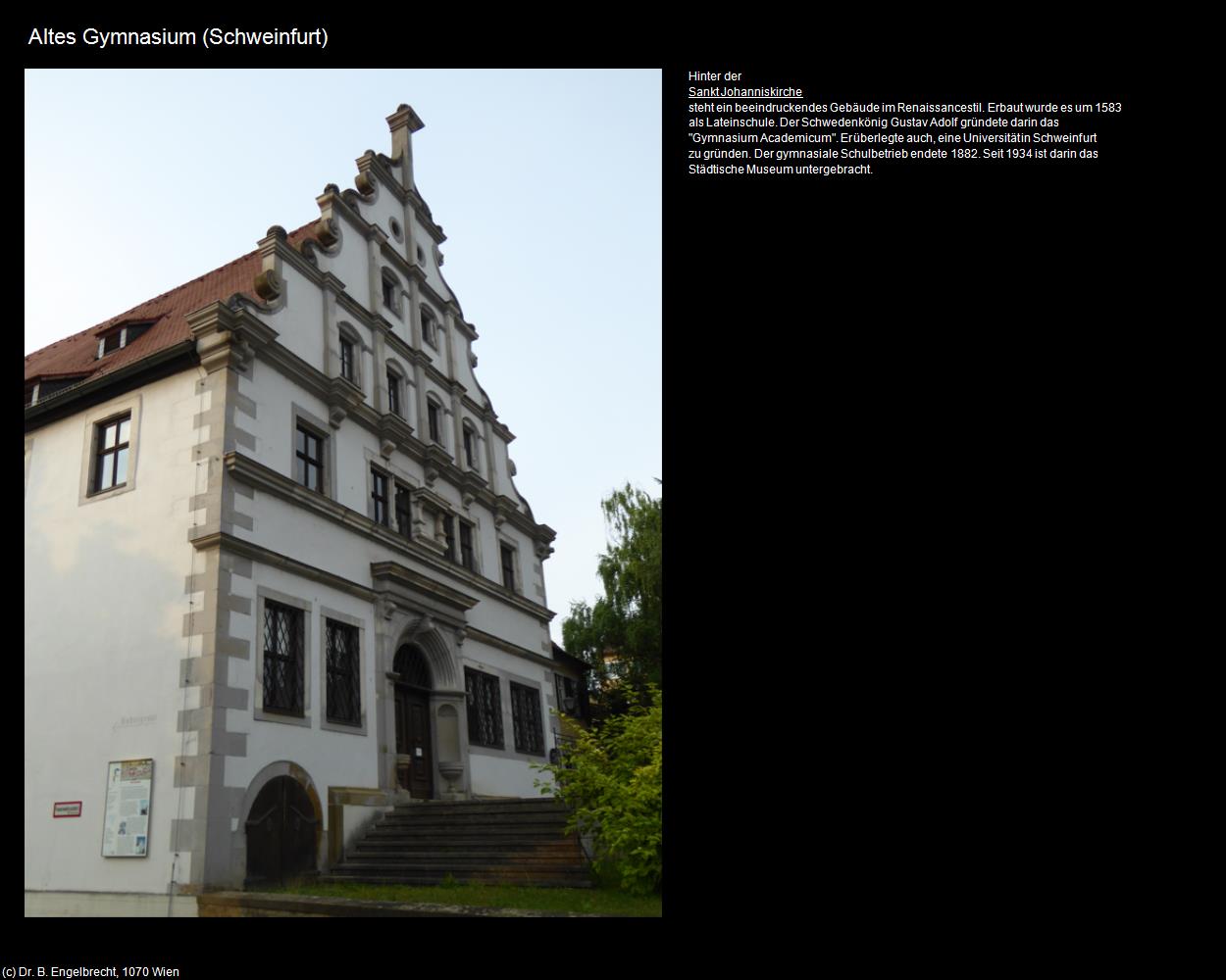 Altes Gymnasium (Schweinfurt) in Kulturatlas-BAYERN(c)B.Engelbrecht