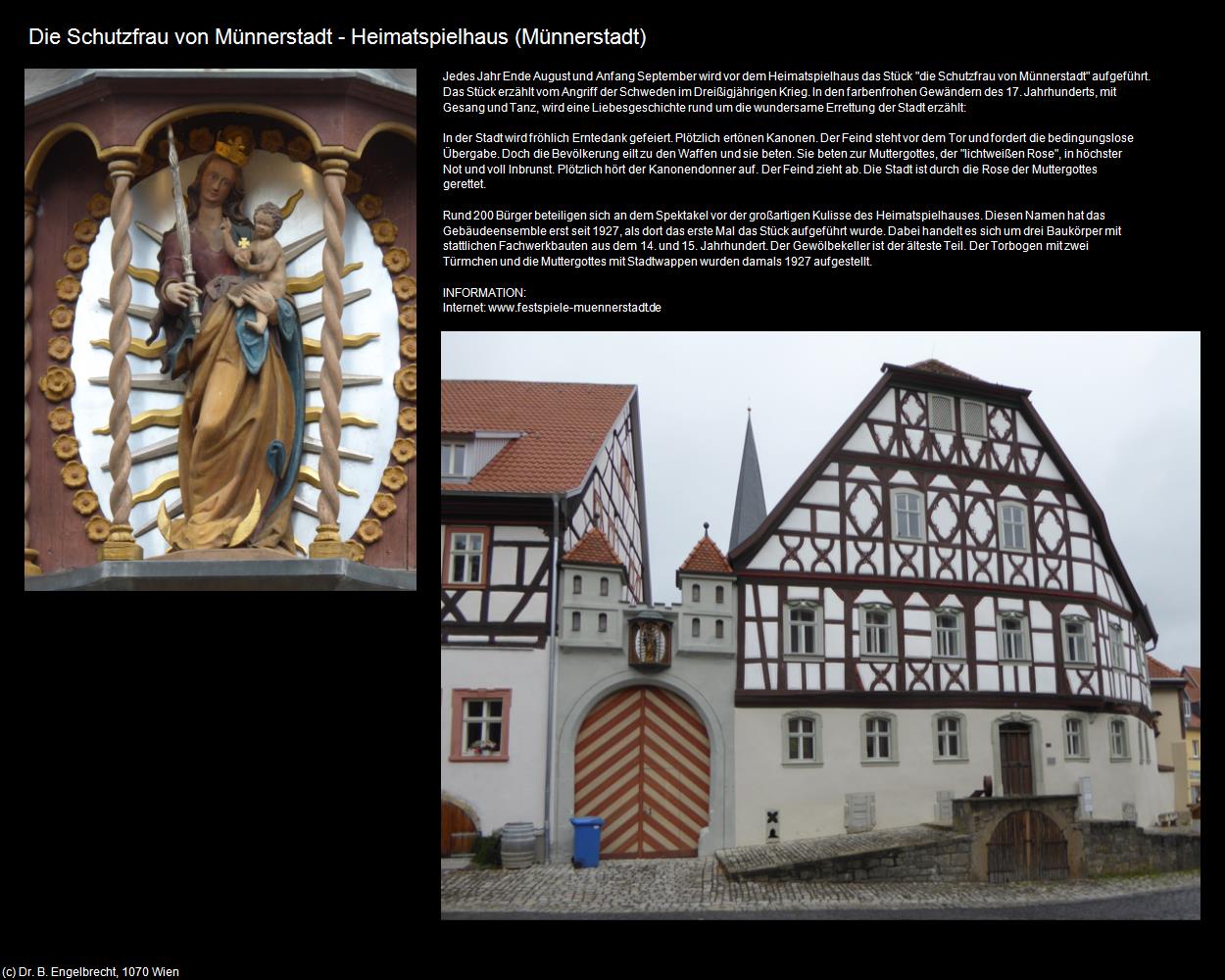 Die Schutzfrau von Münnerstadt - Heimatspielhaus (Münnerstadt) in Kulturatlas-BAYERN