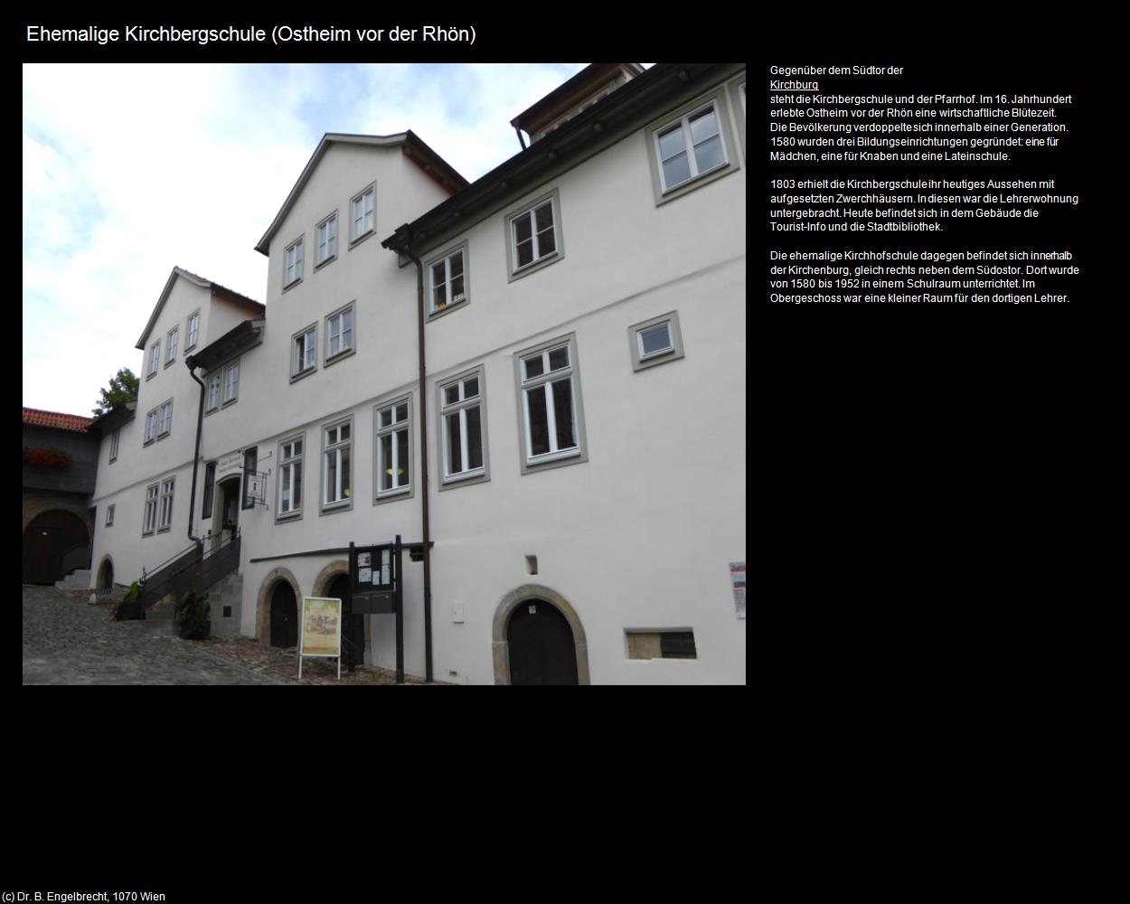 Ehem. Kirchbergschule (Ostheim vor der Rhön) in Kulturatlas-BAYERN(c)B.Engelbrecht