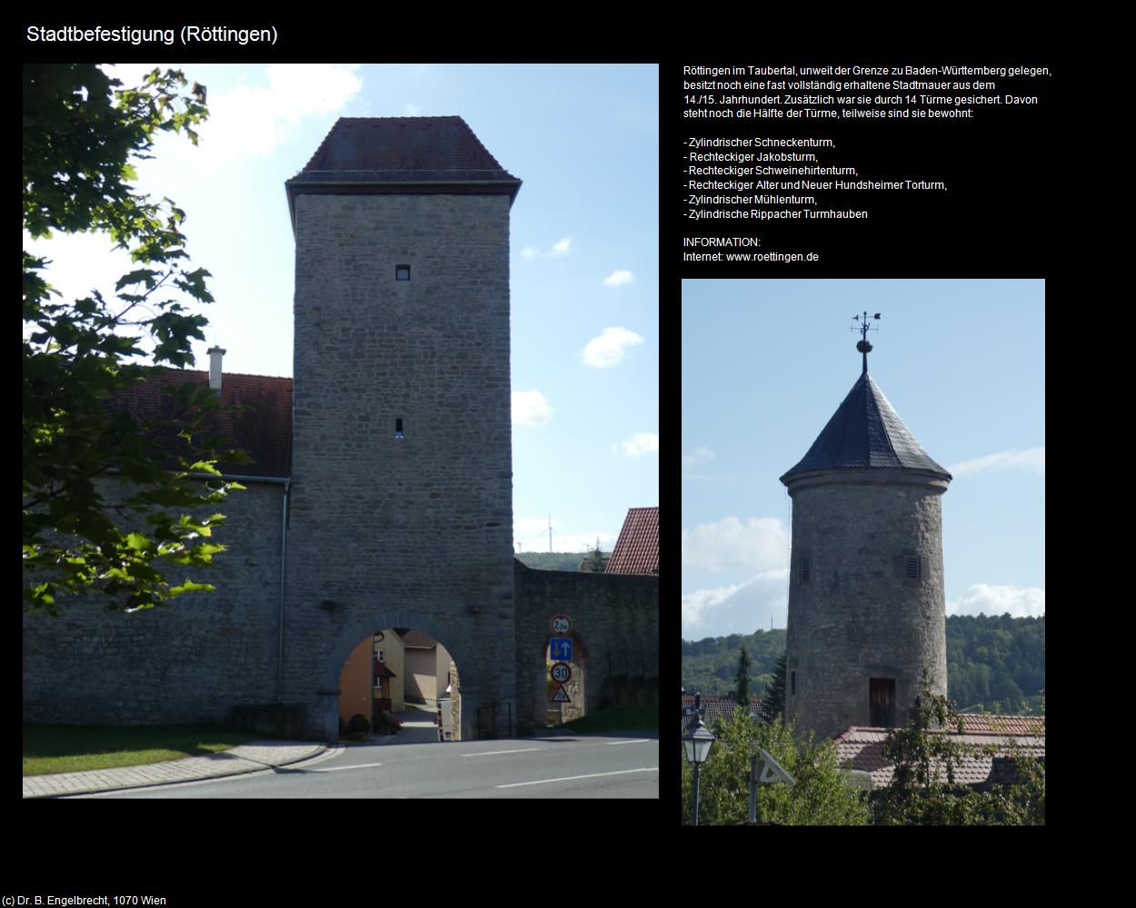 Stadtbefestigung (Röttingen) in Kulturatlas-BAYERN