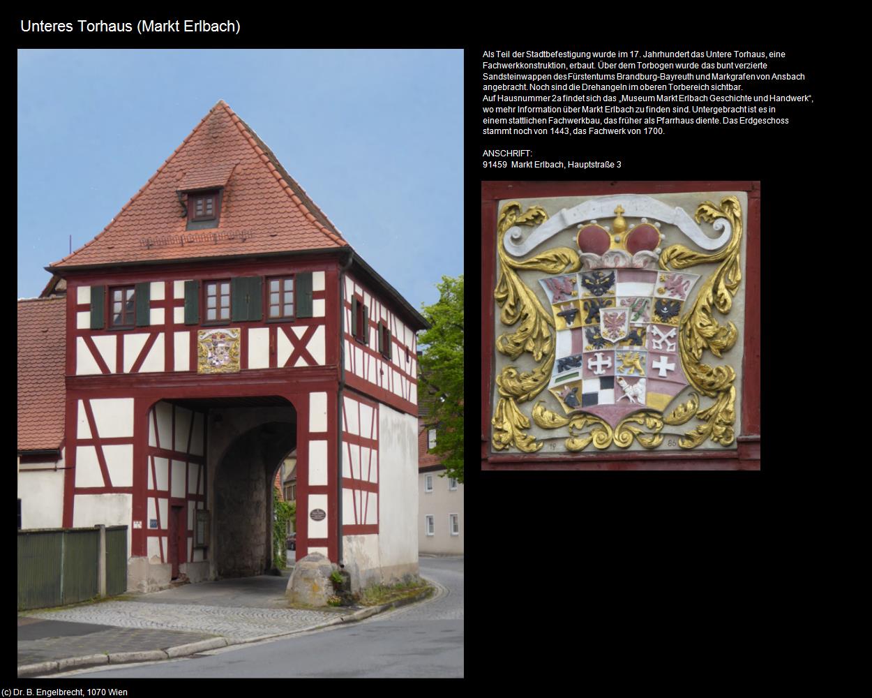 Unteres Torhaus (Markt Erlbach) in Kulturatlas-BAYERN