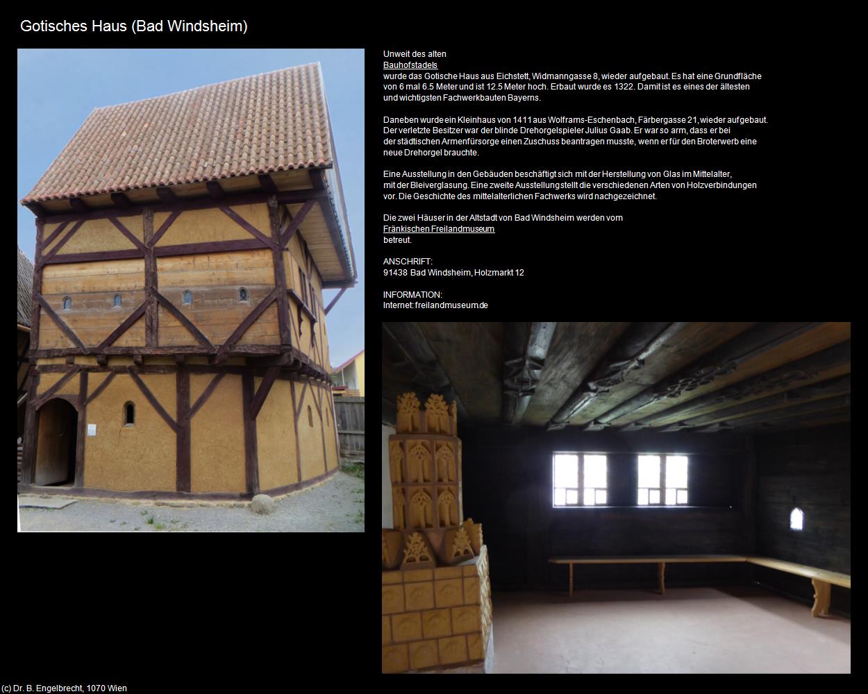 Gotisches Haus (Bad Windsheim) in Kulturatlas-BAYERN(c)B.Engelbrecht
