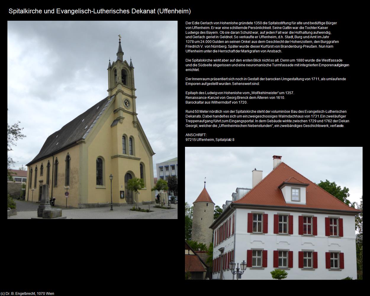 Spitalkirche und Ev. Dekanat (Uffenheim) in Kulturatlas-BAYERN