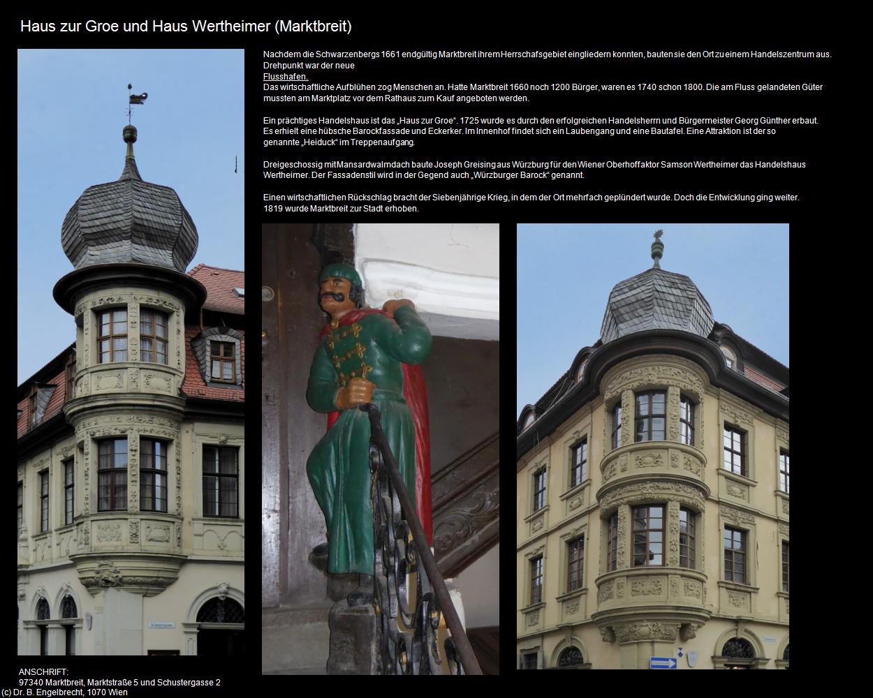 Haus zur Groe und Haus Wertheimer (Marktbreit) in Kulturatlas-BAYERN(c)B.Engelbrecht