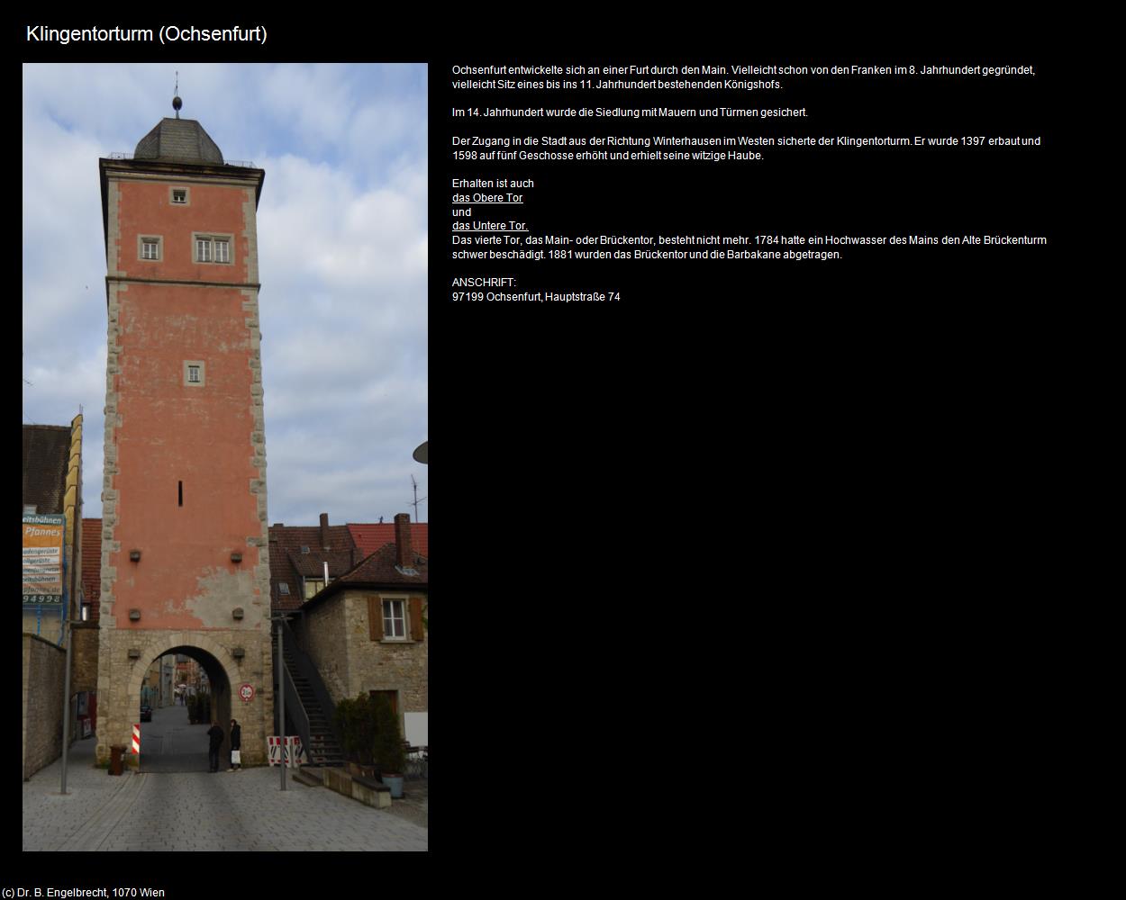 Klingentorturm (Ochsenfurt) in Kulturatlas-BAYERN(c)B.Engelbrecht