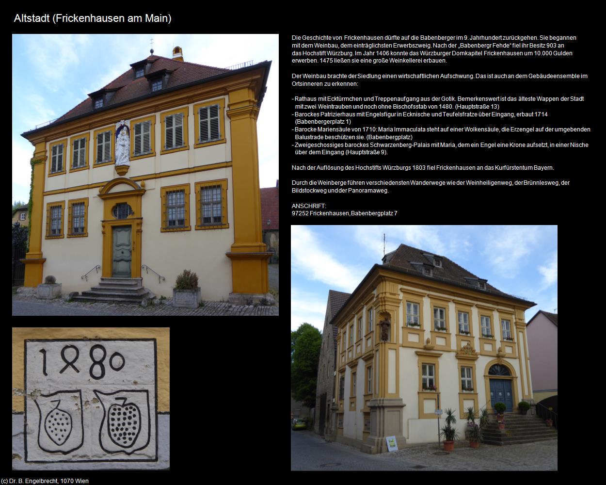 Altstadt (Frickenhausen am Main) in Kulturatlas-BAYERN