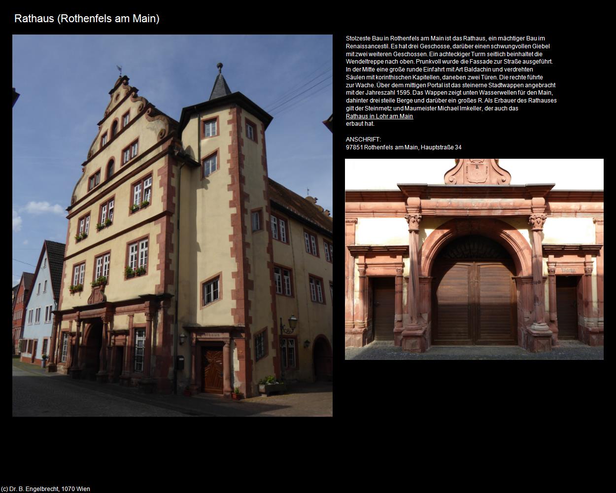 Rathaus (Rothenfels am Main) in Kulturatlas-BAYERN(c)B.Engelbrecht