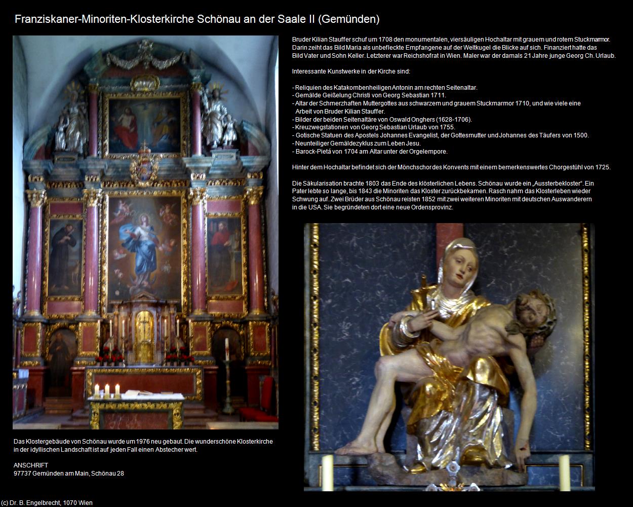Klosterk. Schönau an der Saale II  (Gemünden am Main) in Kulturatlas-BAYERN