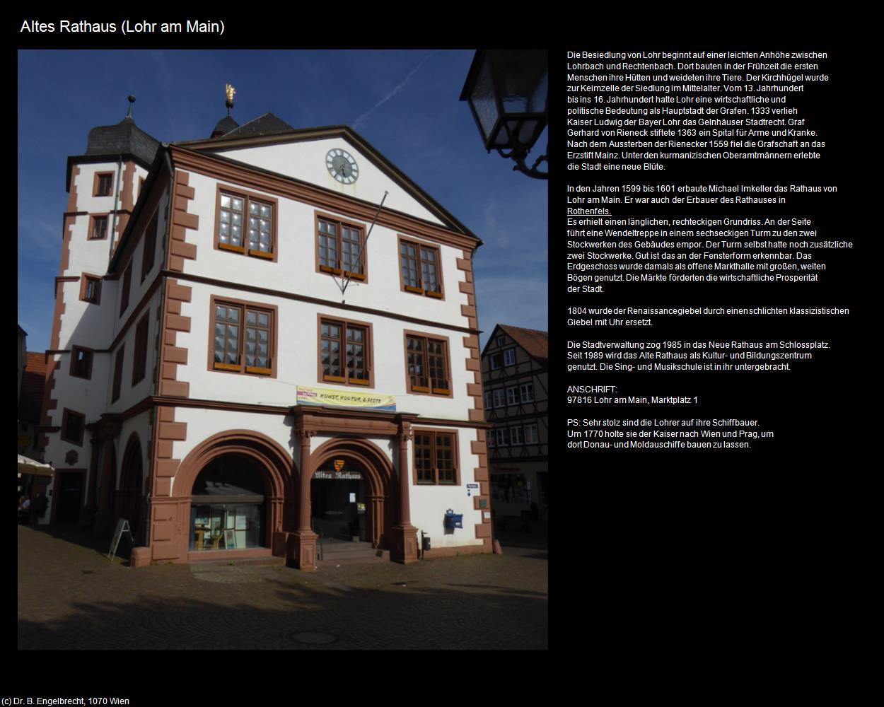 Altes Rathaus (Lohr am Main) in Kulturatlas-BAYERN(c)B.Engelbrecht