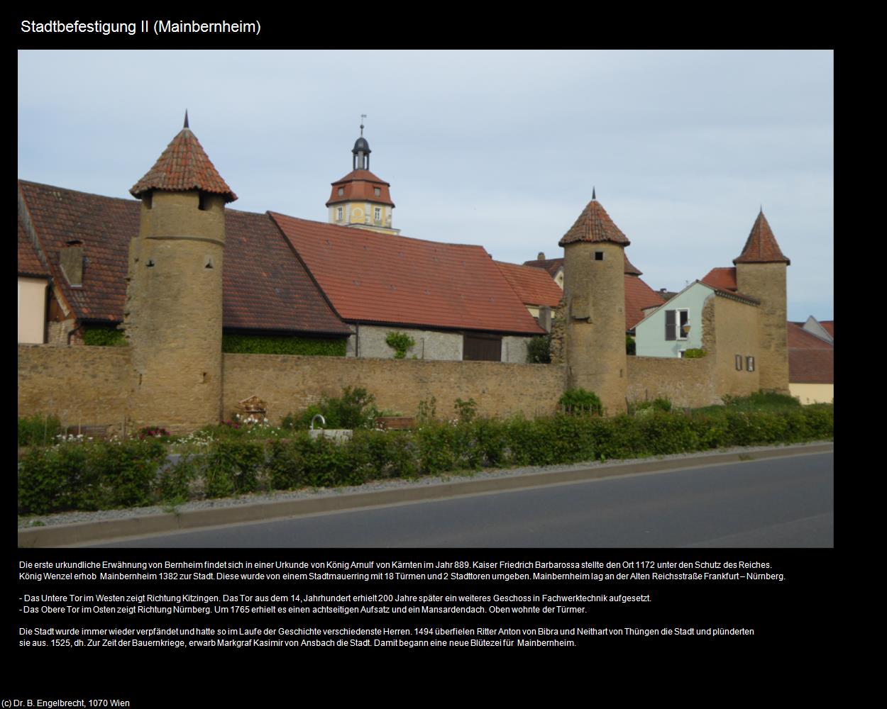 Stadtbefestigung II (Mainbernheim) in Kulturatlas-BAYERN