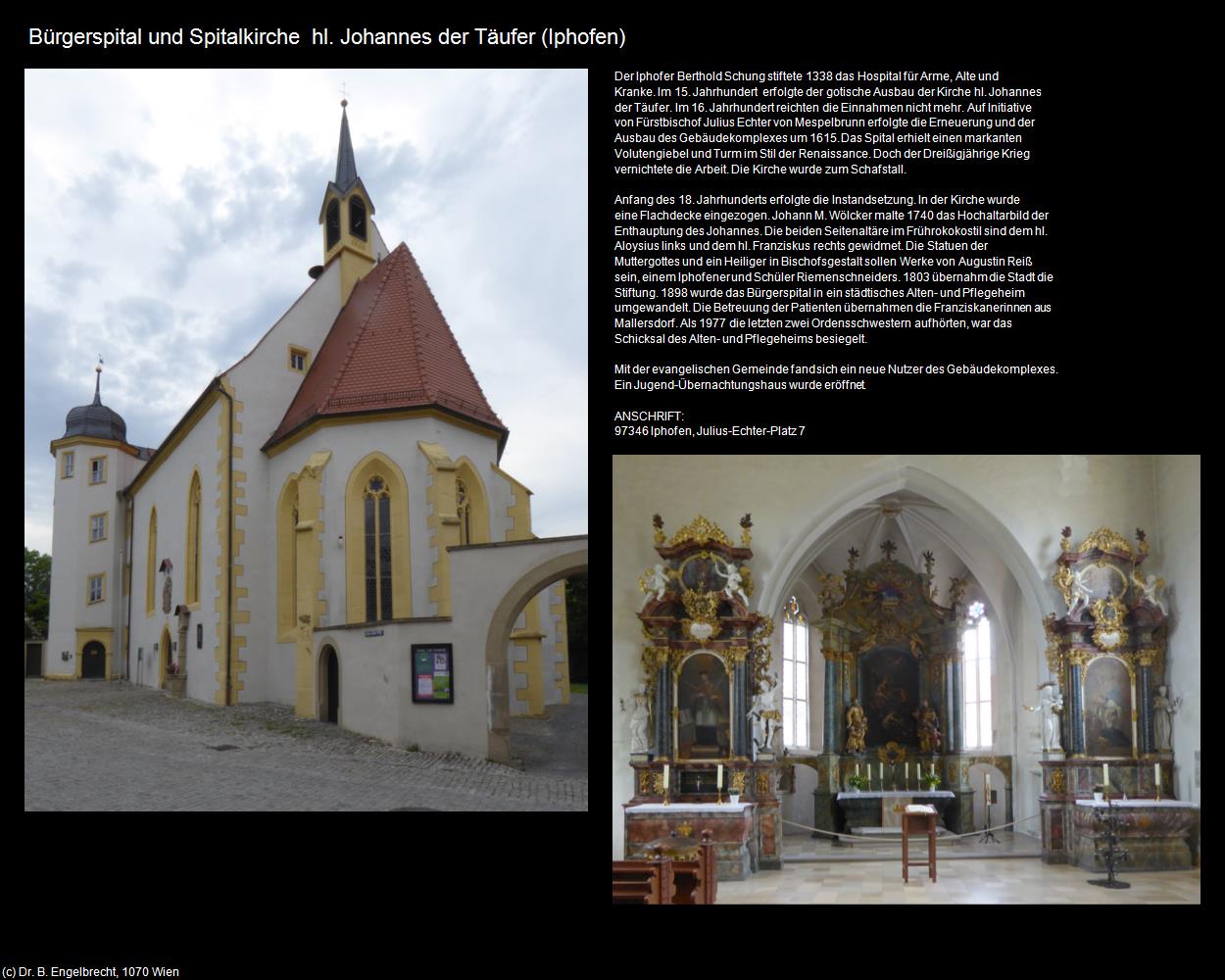 Bürgerspital u. -kirche  hl. Johannes der Täufer (Iphofen) in Kulturatlas-BAYERN