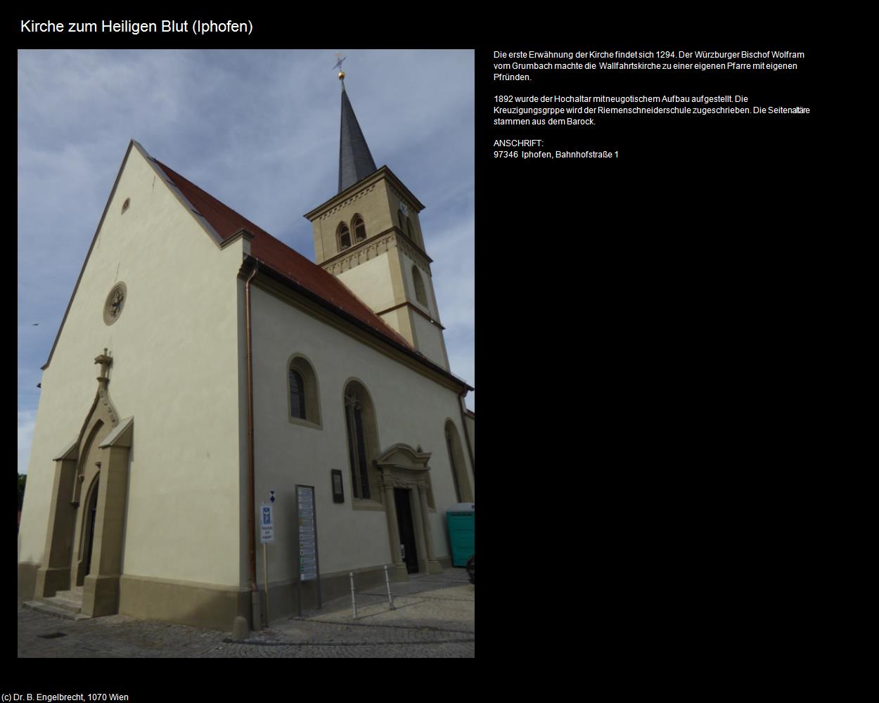 Kirche zum Heiligen Blut (Iphofen) in Kulturatlas-BAYERN