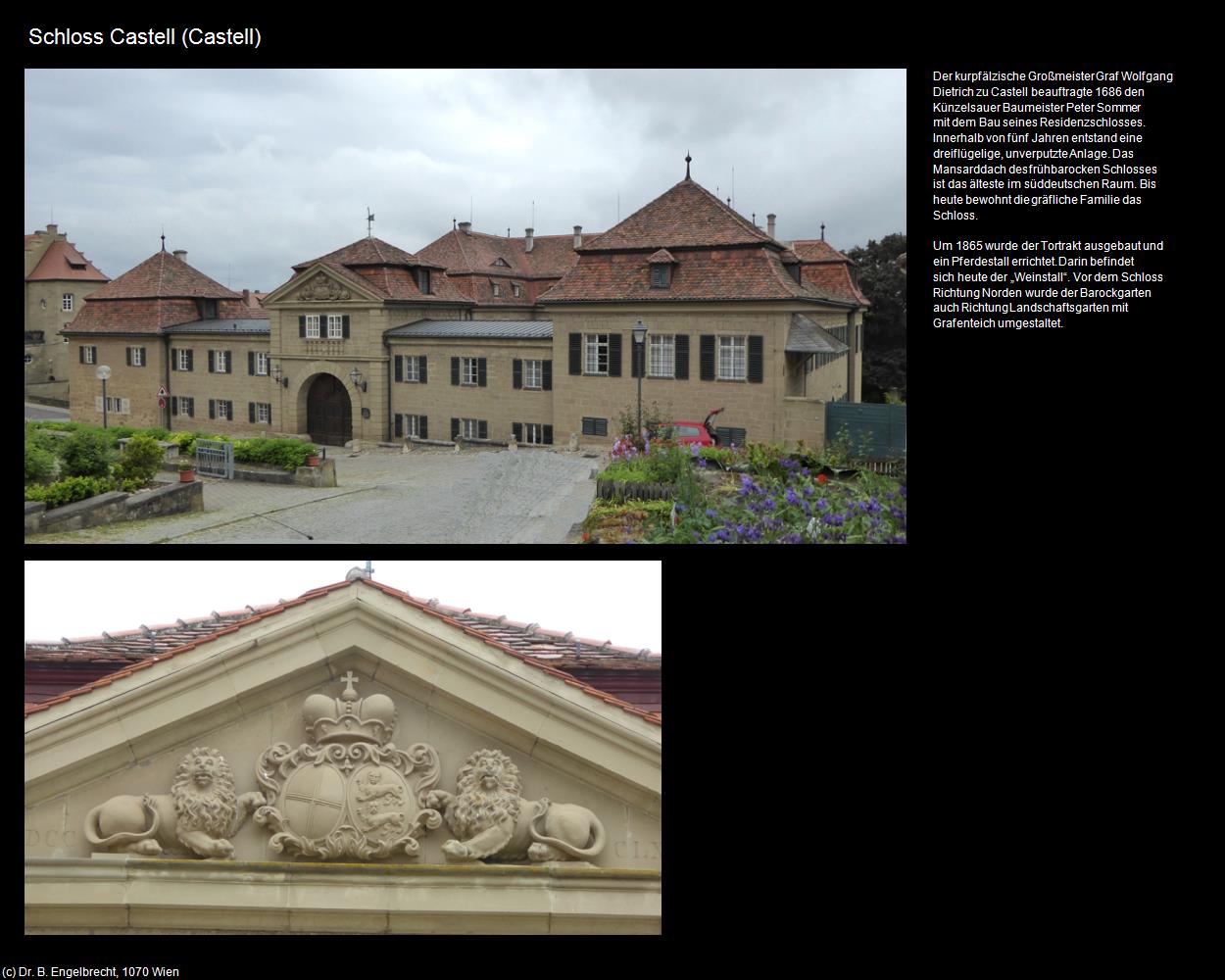 Schloss Castell (Castell) in Kulturatlas-BAYERN