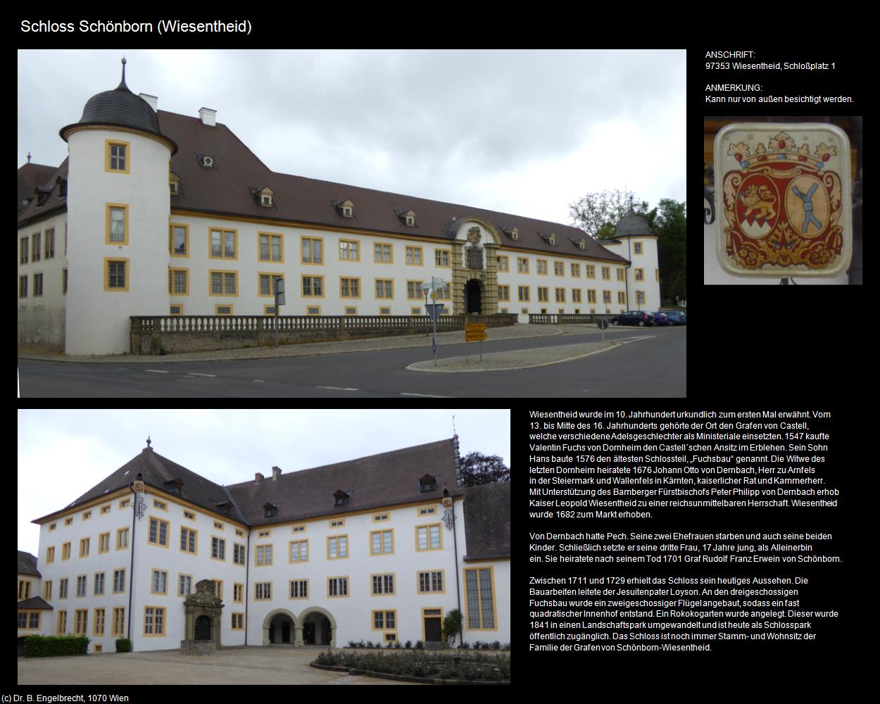 Schloss Schönborn (Wiesentheid) in Kulturatlas-BAYERN