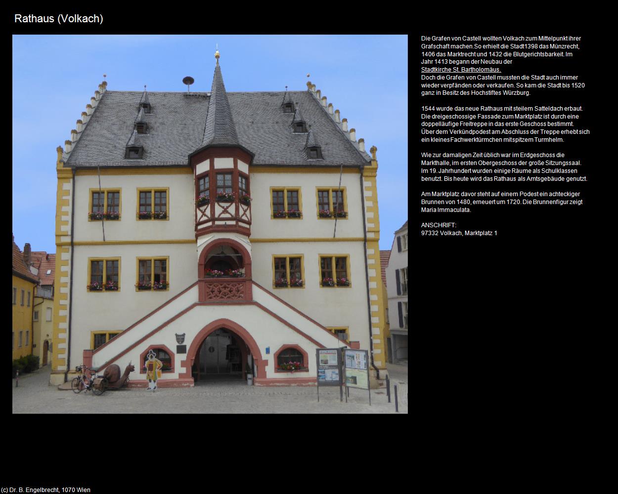 Rathaus  (Volkach) in Kulturatlas-BAYERN(c)B.Engelbrecht