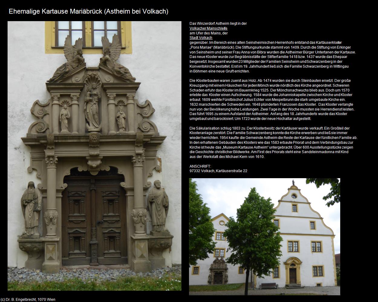Ehem. Kartause Mariäbrück (Astheim)  (Volkach) in Kulturatlas-BAYERN(c)B.Engelbrecht