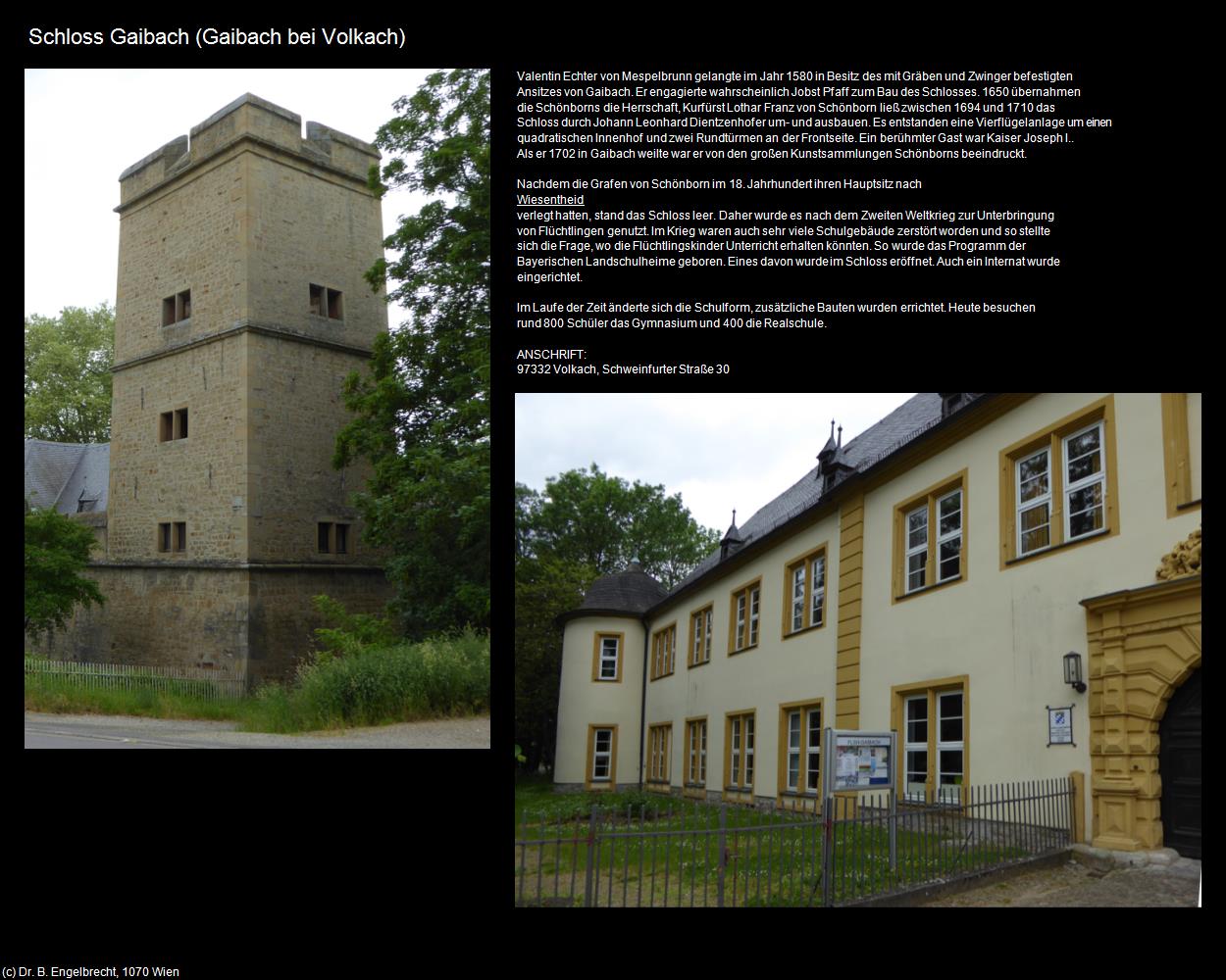 Schloss Gaibach (Gaibach)  (Volkach) in Kulturatlas-BAYERN(c)B.Engelbrecht
