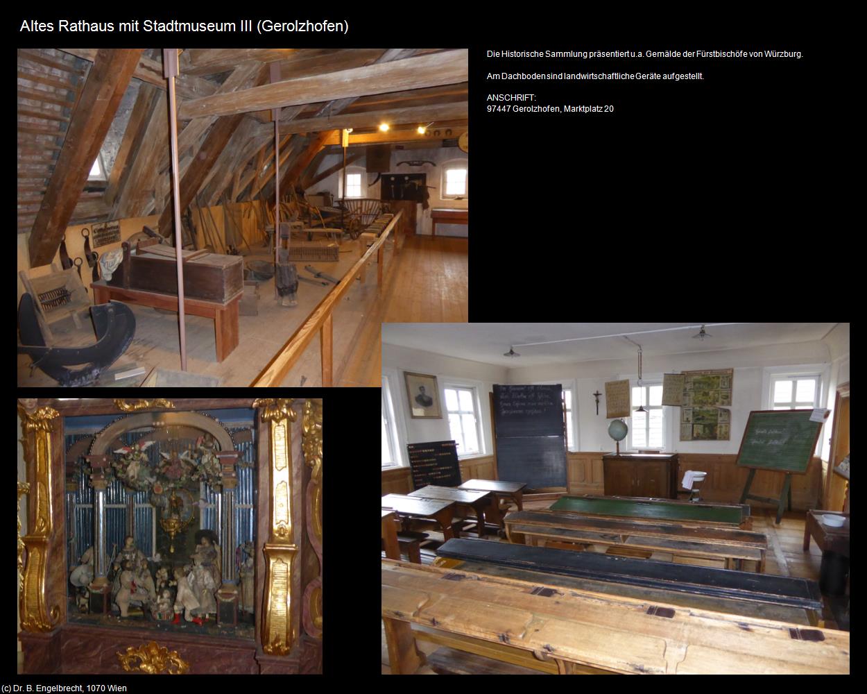 Altes Rathaus mit Stadtmuseum III (Gerolzhofen) in Kulturatlas-BAYERN