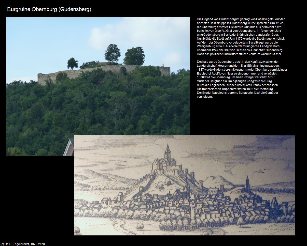 Burgruine (Gudensberg) in Kulturatlas-HESSEN