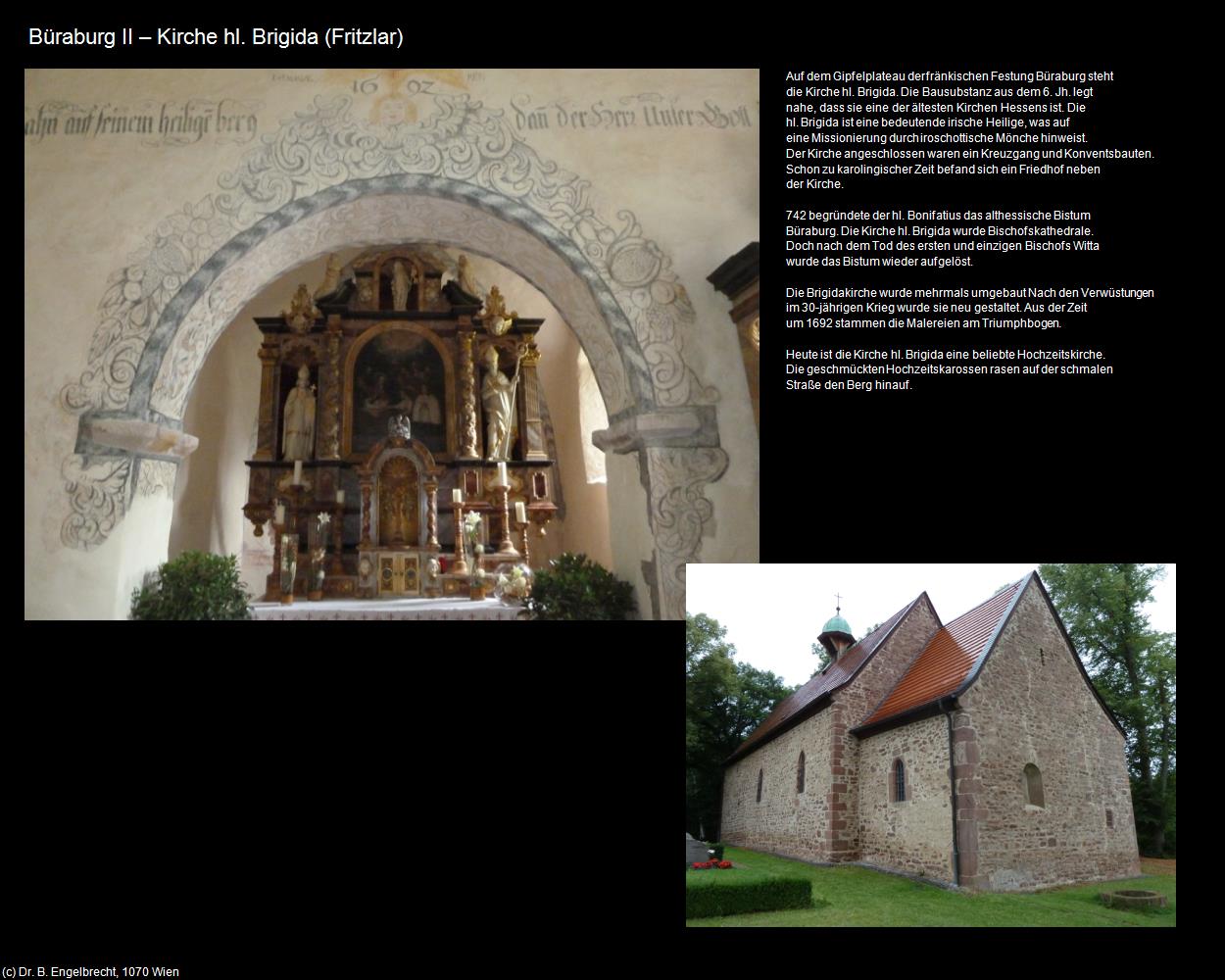 Büraburg II - Kirche hl. Brigida (Ungedanken bei Bad Wildungen) in Kulturatlas-HESSEN