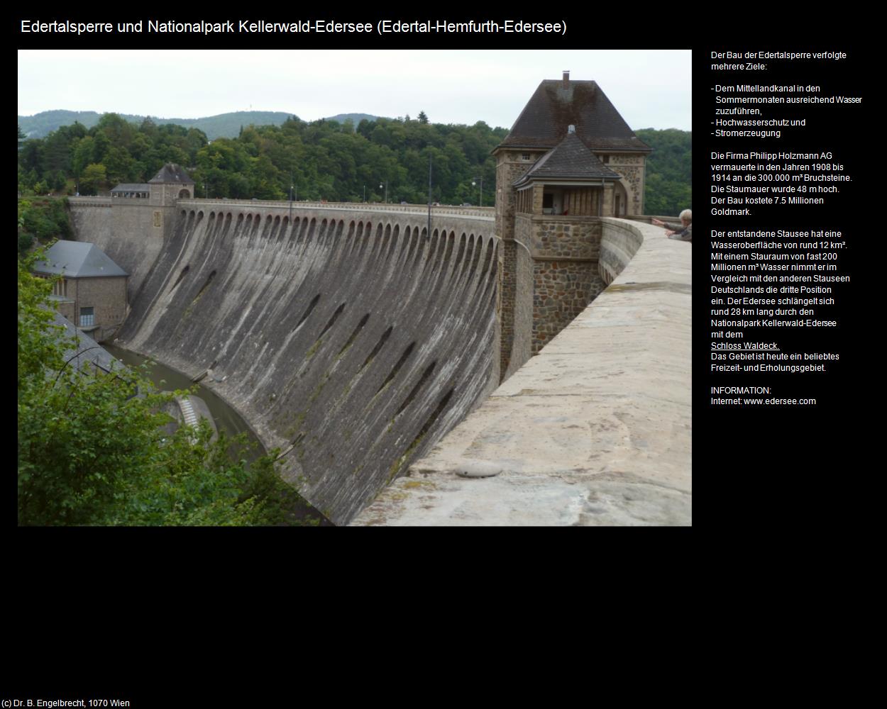 Edertalsperre/Nationalpark Kellerwald-Edersee (Hemfurth-Edersee) (Edertal) in Kulturatlas-HESSEN(c)B.Engelbrecht