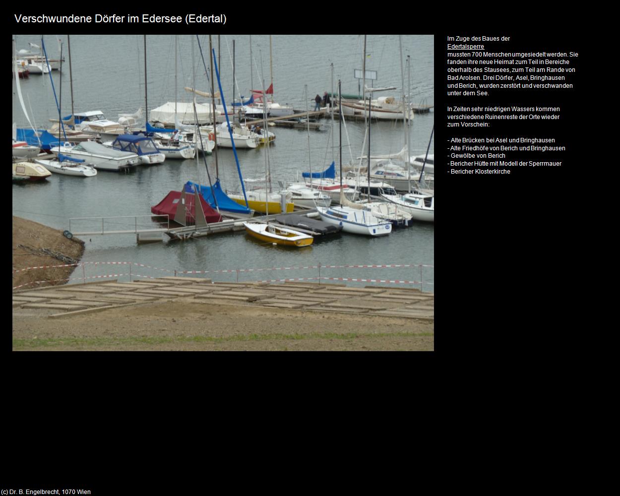 Verschwundene Dörfer im Edersee  (Edertal) in Kulturatlas-HESSEN(c)B.Engelbrecht