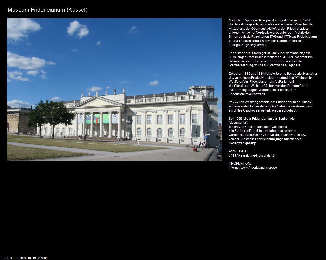 Museum Fridericianum (Kassel) in Kulturatlas-HESSEN(c)B.Engelbrecht