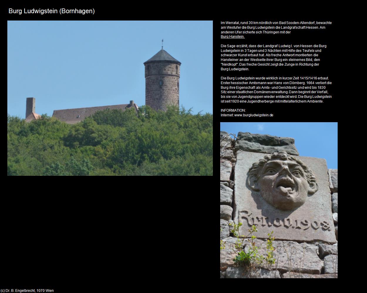 Burg Ludwigstein (Witzenhausen) in Kulturatlas-HESSEN(c)B.Engelbrecht