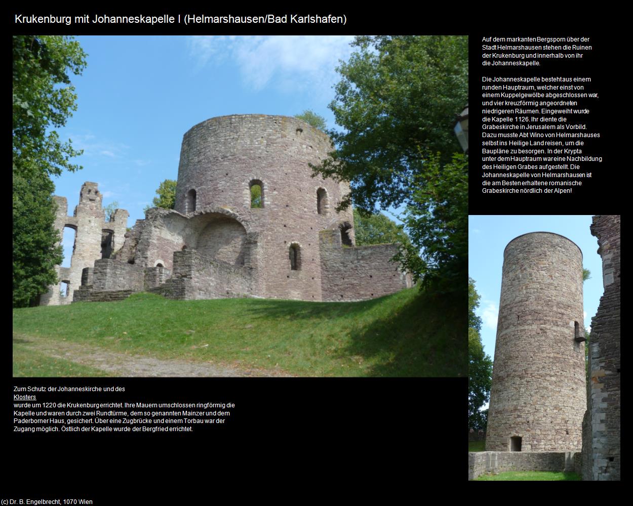 Krukenburg mit Johanneskapelle I (Helmarshausen) in Kulturatlas-HESSEN(c)B.Engelbrecht