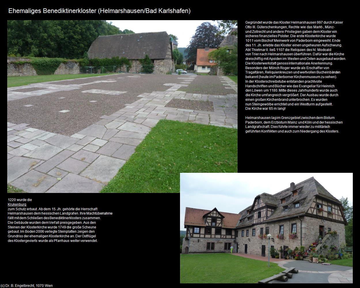 Ehem. Benediktinerkloster  (Helmarshausen) in Kulturatlas-HESSEN(c)B.Engelbrecht