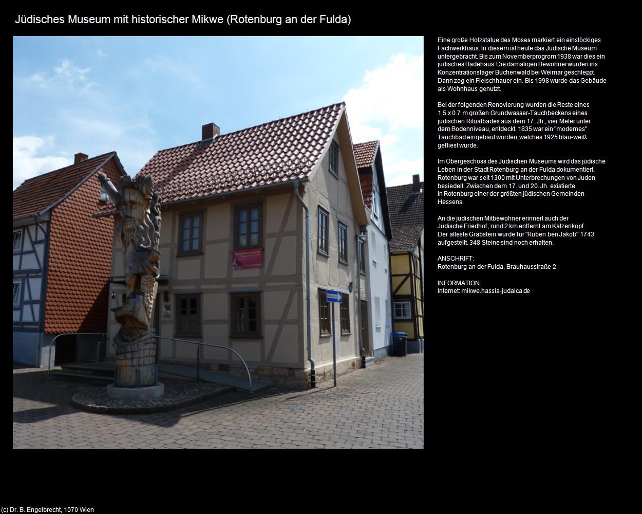 Jüdisches Museum mit Mikwa    (Rotenburg an der Fulda) in Kulturatlas-HESSEN