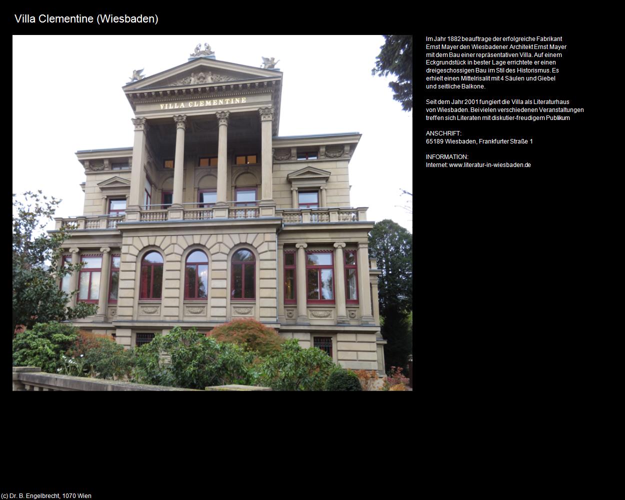 Villa Clementine (Wiesbaden) in Kulturatlas-HESSEN