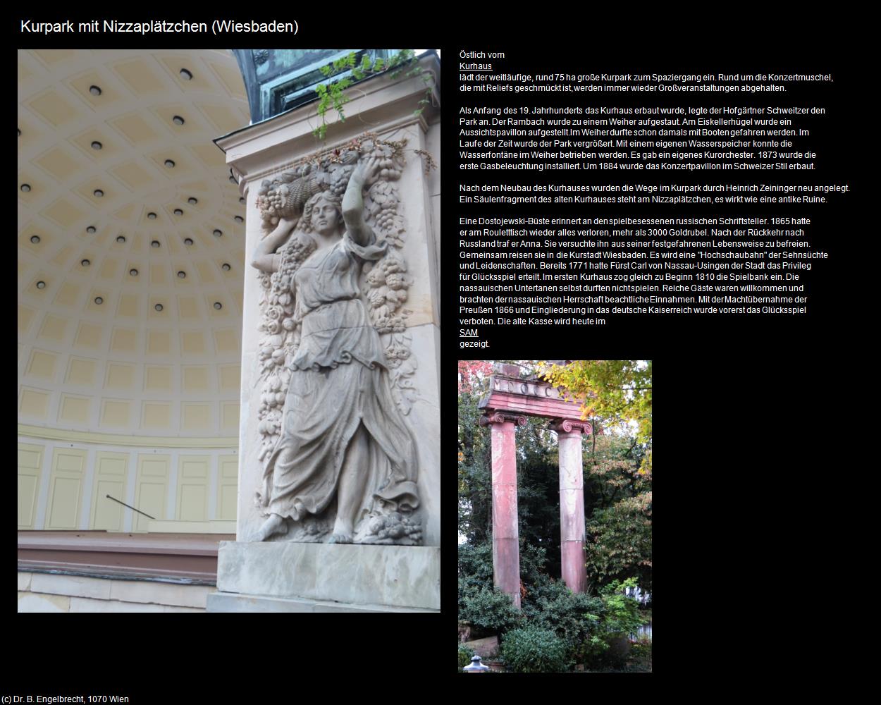 Kurpark mit Nizzaplätzchen (Wiesbaden) in Kulturatlas-HESSEN(c)B.Engelbrecht
