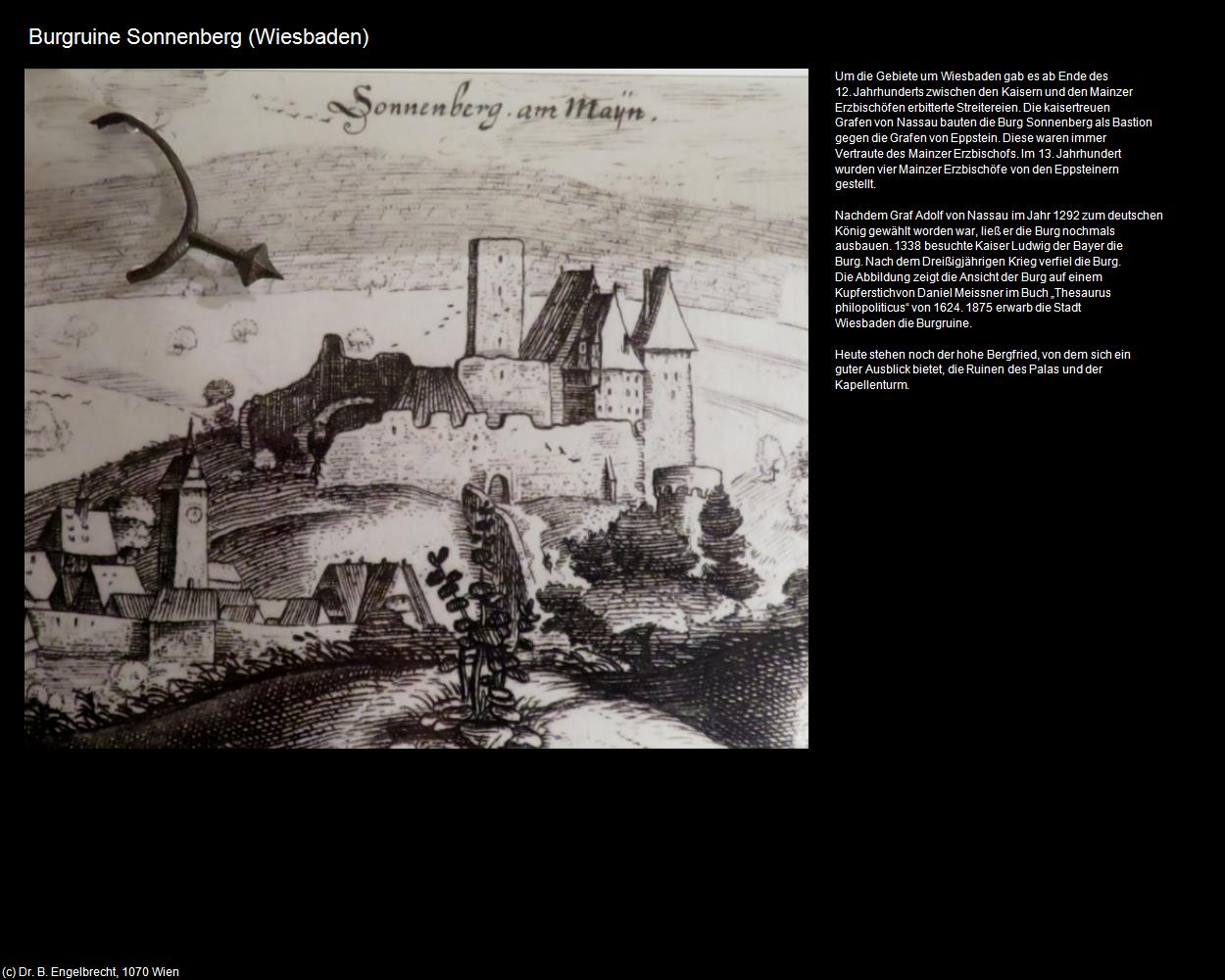 Burgruine Sonnenberg (Sonnenberg) (Wiesbaden) in Kulturatlas-HESSEN