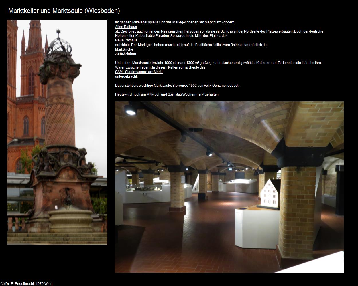 Marktkeller und Marktsäule (Wiesbaden) in Kulturatlas-HESSEN(c)B.Engelbrecht