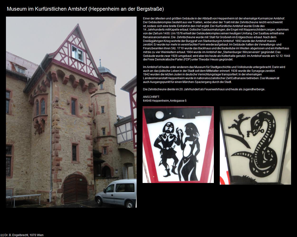 Museum im Kurfürstlichen Amtshof (Heppenheim an der Bergstraße) in Kulturatlas-HESSEN