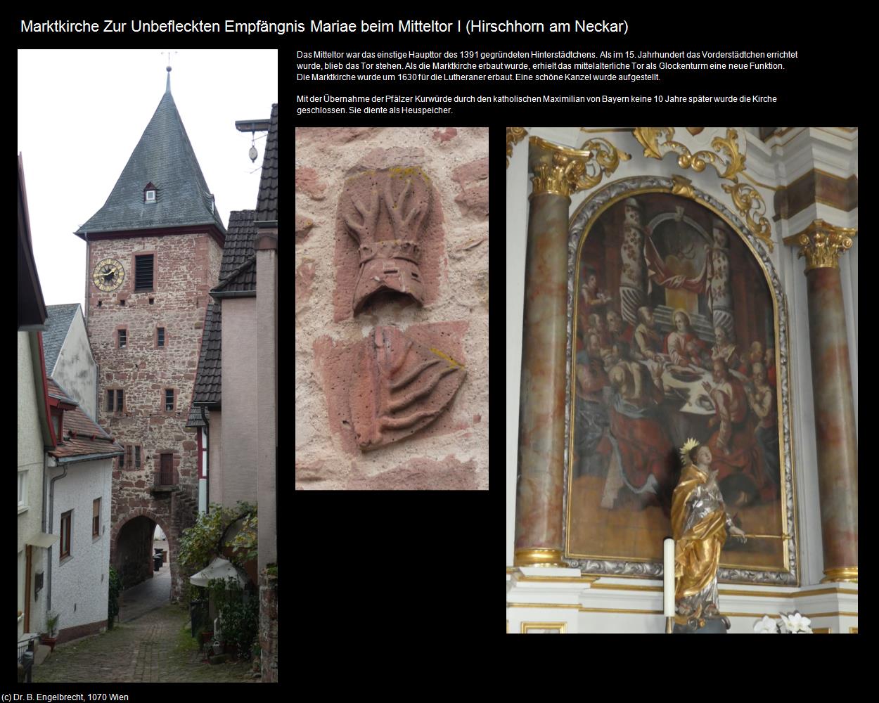 Marktk. Zur Unbefleckten Empfängnis Mariae beim Mitteltor I (Hirschhorn am Neckar) in Kulturatlas-HESSEN