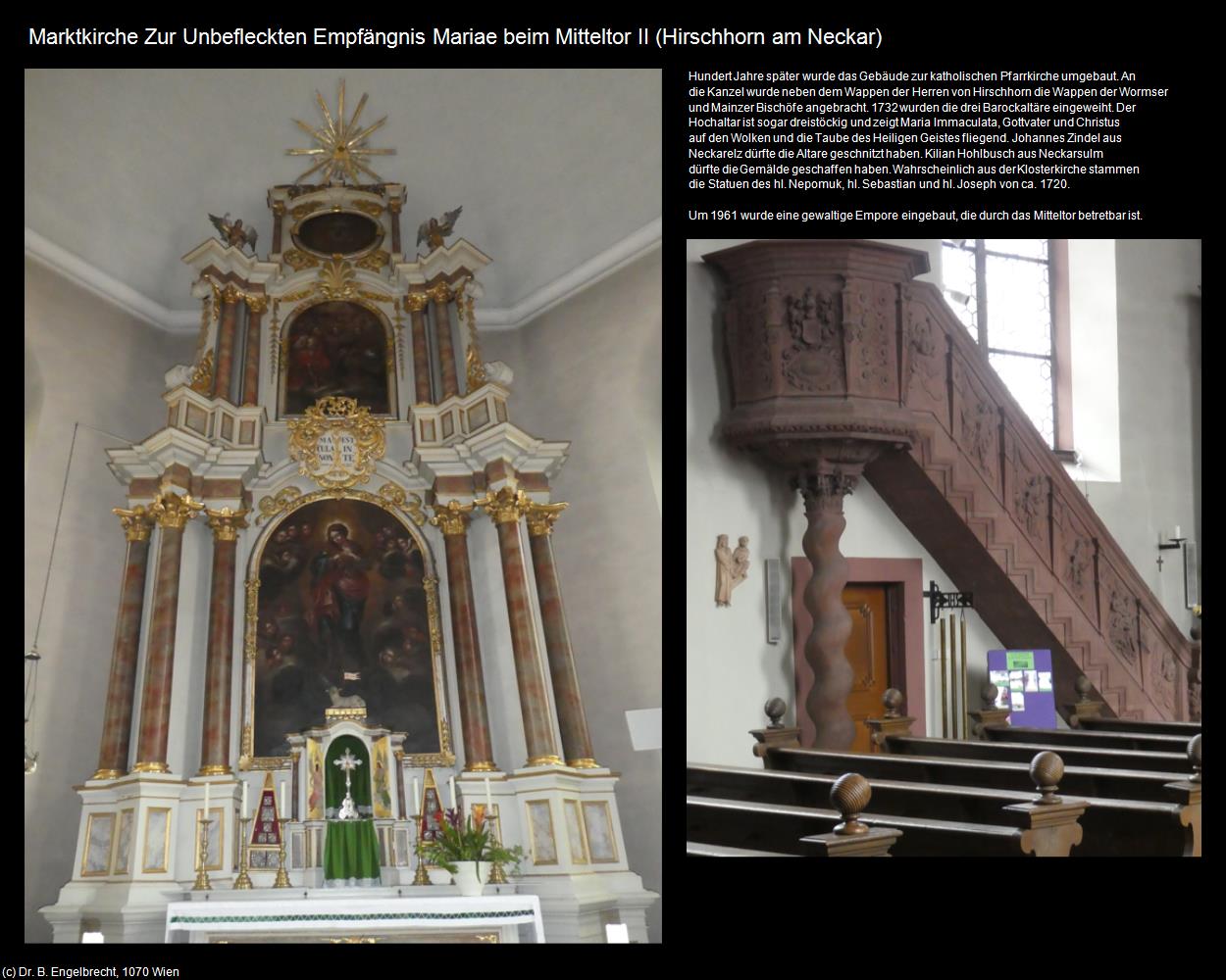 Marktk. Zur Unbefleckten Empfängnis Mariae beim Mitteltor II (Hirschhorn am Neckar) in Kulturatlas-HESSEN
