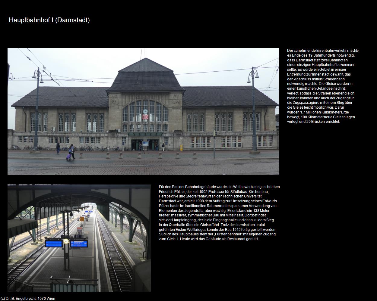 Hauptbahnhof I (Darmstadt) in Kulturatlas-HESSEN