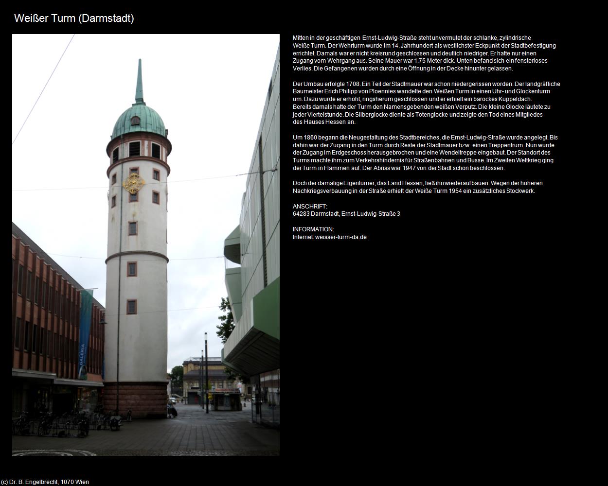 Weißer Turm (Darmstadt) in Kulturatlas-HESSEN