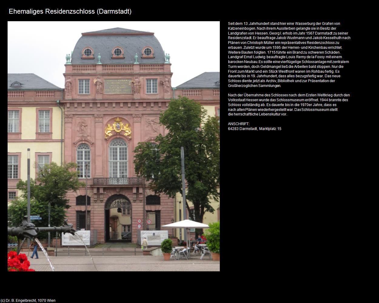 Ehem. Residenzschloss (Darmstadt) in Kulturatlas-HESSEN