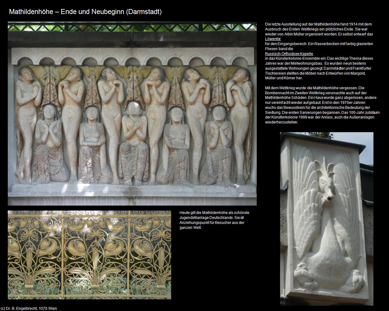Mathildenhöhe - Ende und Neubeginn (Darmstadt) in Kulturatlas-HESSEN(c)B.Engelbrecht